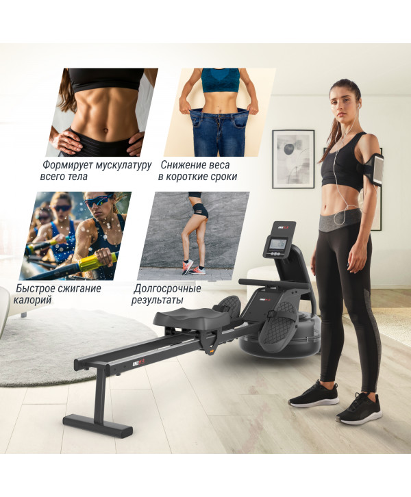 Гребной тренажер UNIX Fit Water Rower 340