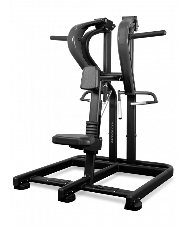 Горизонтальная тяга BRONZE GYM PL-1702, черный