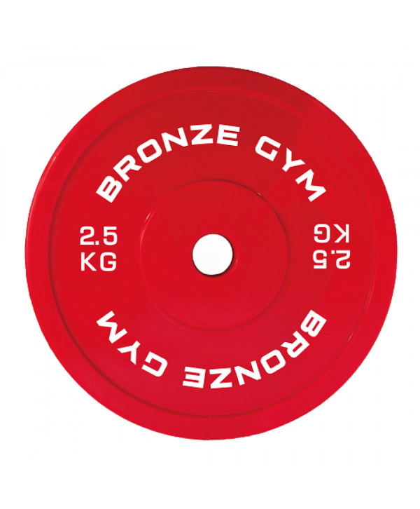 Диск олимпийский BRONZE GYM тренировочный 2,5 кг