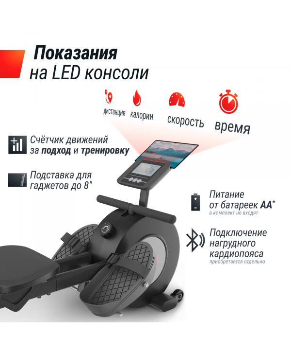 Гребной тренажер UNIX Fit Techno Rower 360
