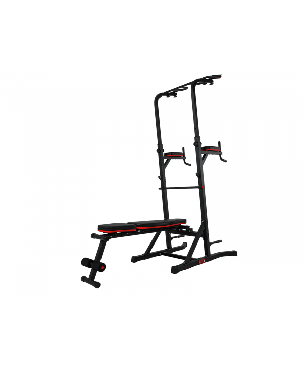 Турник-пресс-брусья со скамьей UNIX Fit POWER TOWER 150P