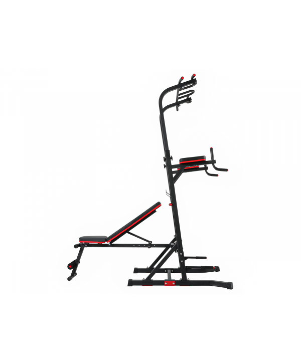Турник-пресс-брусья со скамьей UNIX Fit POWER TOWER 150P
