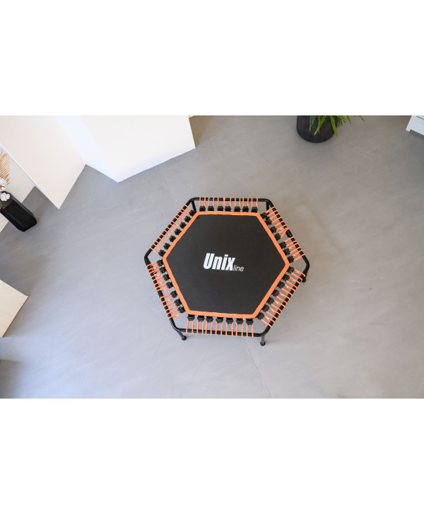 Батут спортивный UNIX Line FITNESS Lite Orange (130 cm)