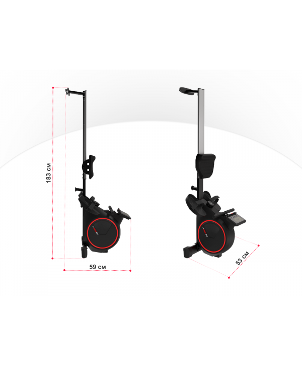 Гребной тренажер UNIX Fit Techno Rower 410