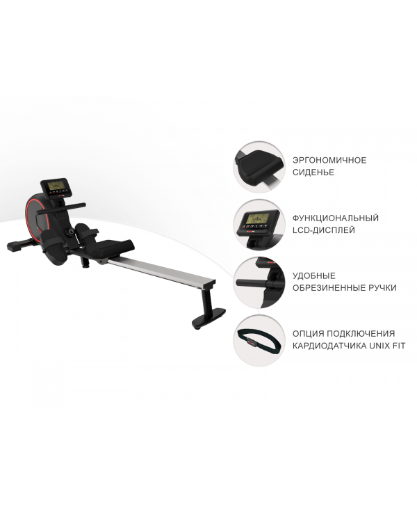 Гребной тренажер UNIX Fit Techno Rower 410