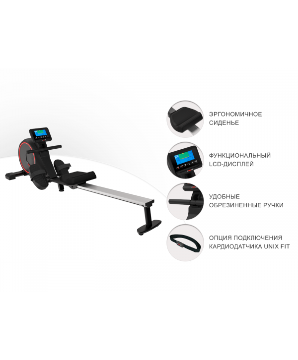 Гребной тренажер UNIX Fit Techno Rower 410E