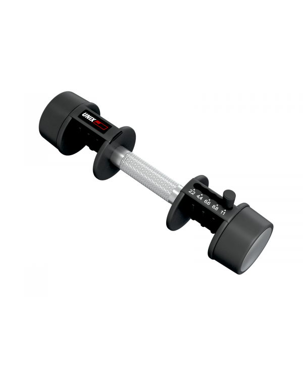 Гантель со ступенчатой регулировкой UNIX Fit 11 кг красная