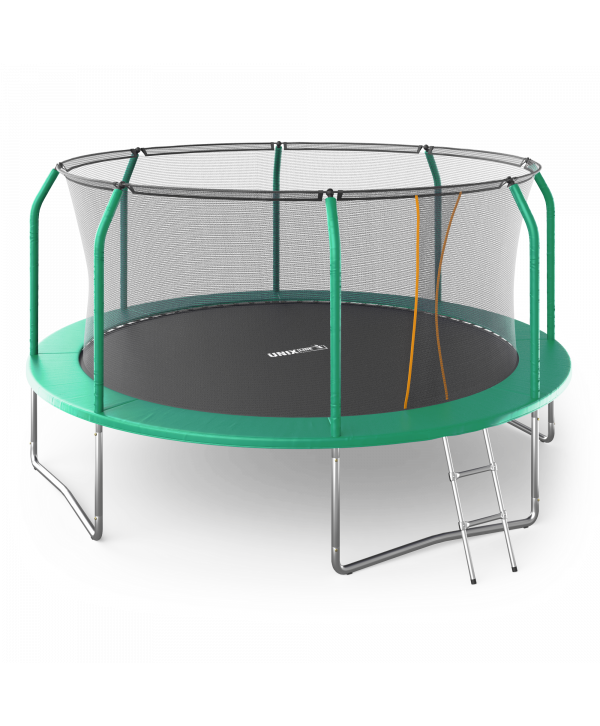 Батут UNIX Line SUPREME BASIC 14 ft (Green)