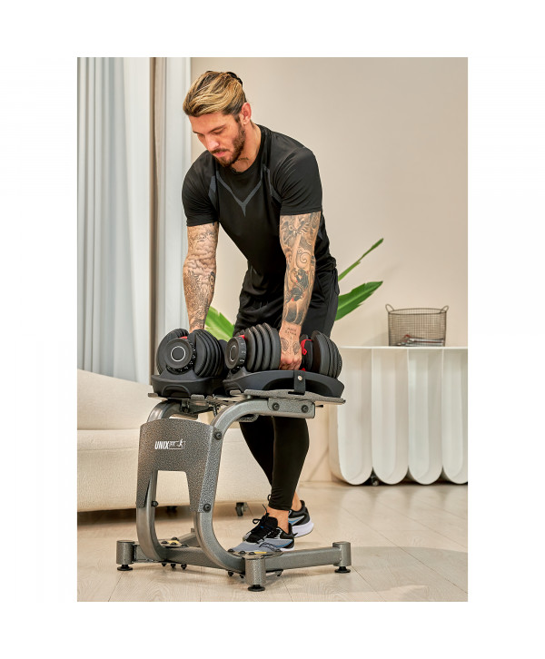 Стойка для гантелей UNIXFIT 16 кг / 24 кг / 40 кг