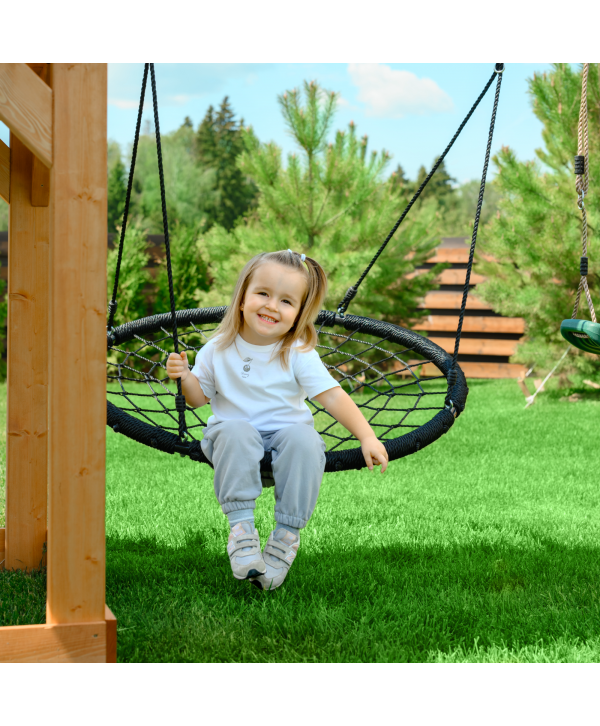 Детский игровой комплекс UNIX Kids (6 in 1) Dark Green