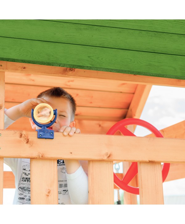 Детский игровой комплекс UNIX Kids (6 in 1) Light Green