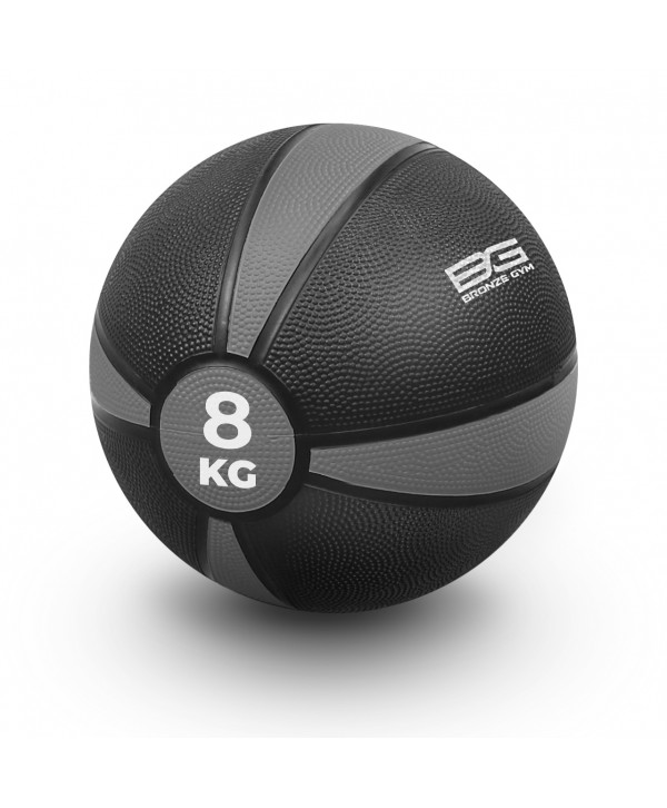 Медбол резиновый BRONZE GYM, 8 кг.