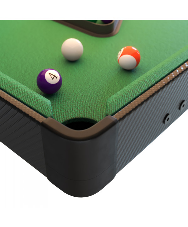 Игровой стол UNIX Line Мини Бильярд настольный (88х47 cм) Black