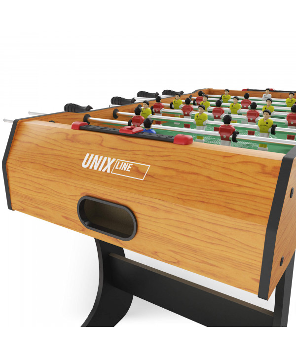 Игровой стол складной UNIX Line Футбол - Кикер (122х61 cм) Wood
