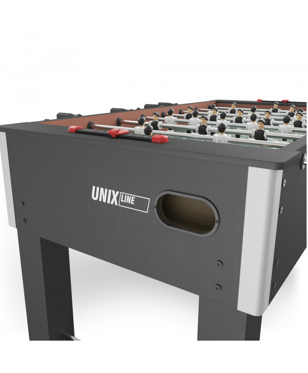 Игровой стол UNIX Line Футбол - Кикер (140х74 cм) Black