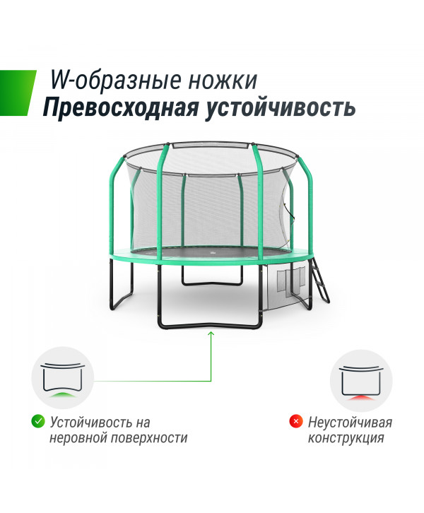 Батут UNIX Line SUPREME GAME 10 ft (Green)