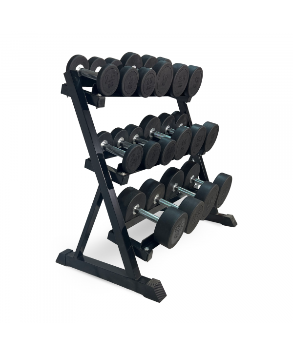 Стойка для гексагональных гантелей UNIX Fit DumRack Hexagon PRO (300 кг)