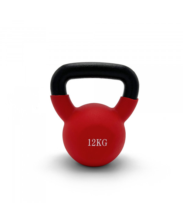 Гиря UNIX Fit виниловая 12 кг Red