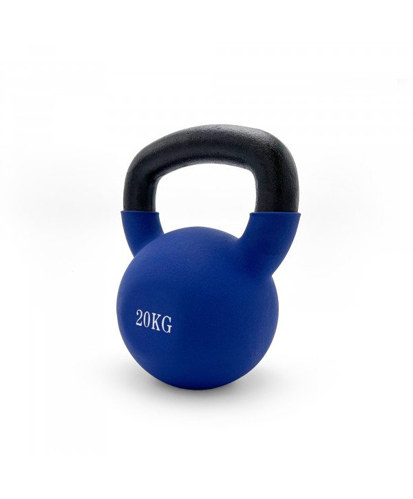Гиря UNIX Fit виниловая 20 кг Blue