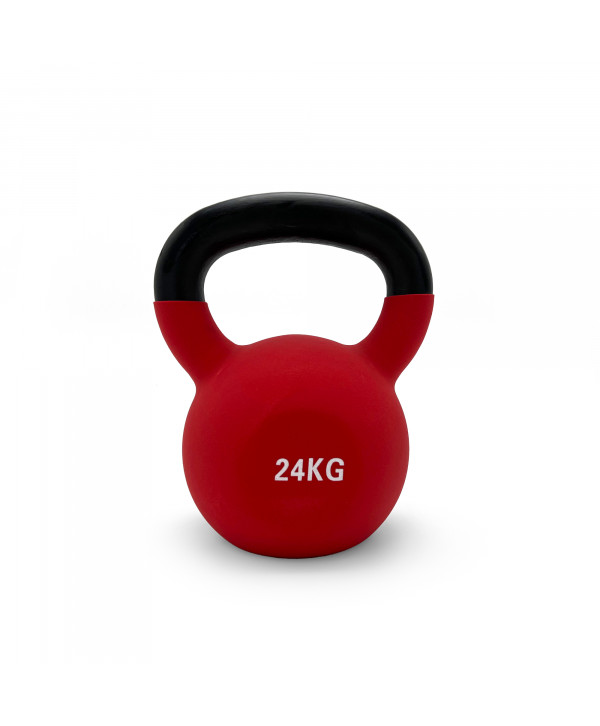 Гиря UNIX Fit виниловая 24 кг Red