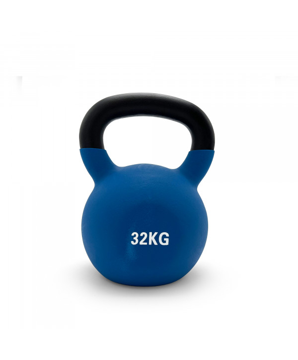 Гиря UNIX Fit виниловая 32 кг Blue