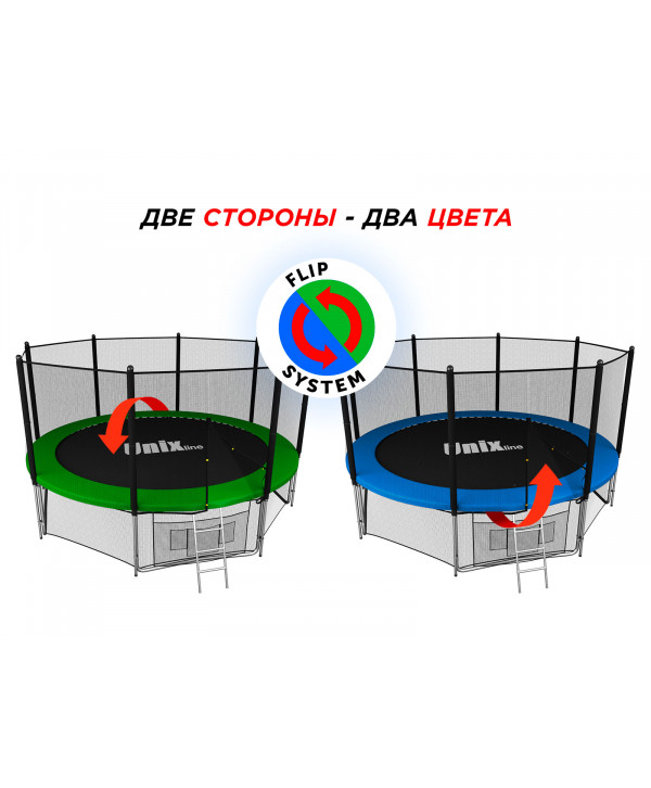 Батут UNIX Line Classic 14 ft (outside)