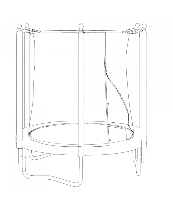 Батут UNIX Line Simple 6 ft Color (inside)