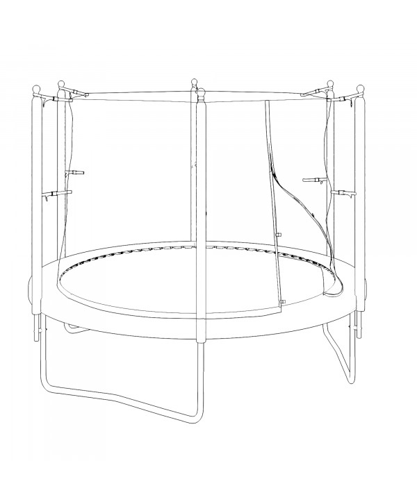 Батут UNIX Line Simple 10 ft Color (inside)