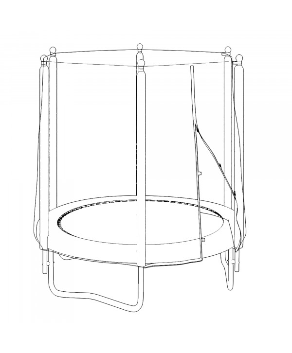 Батут UNIX Line Simple 6 ft Green (outside)