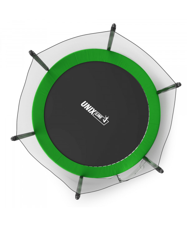 Батут UNIX Line Simple 8 ft Green (outside)