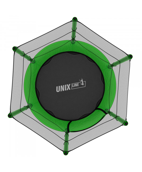 Батут UNIX Line Kids 4.6 ft Green (140 cm)