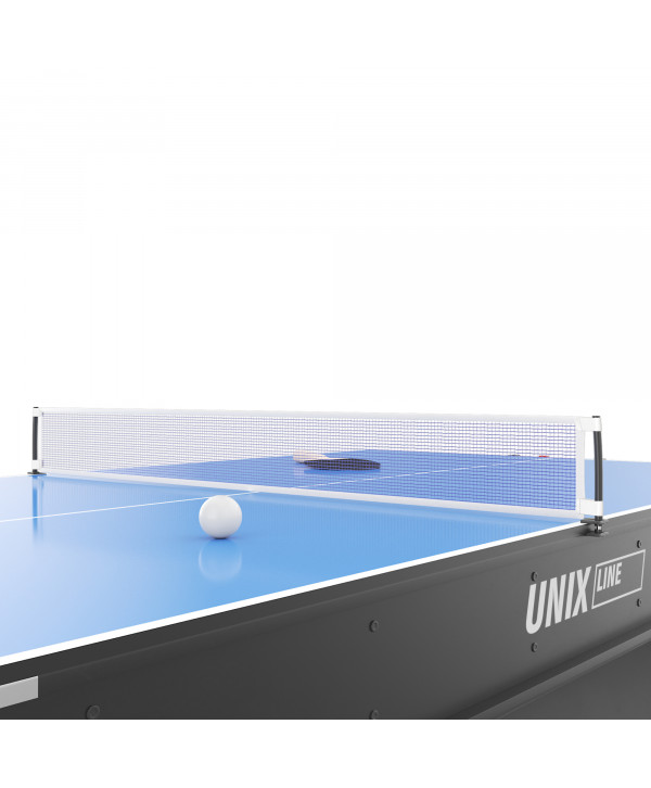 Игровой стол UNIX Line Трансформер 4 в 1 (204х112 cм) Black