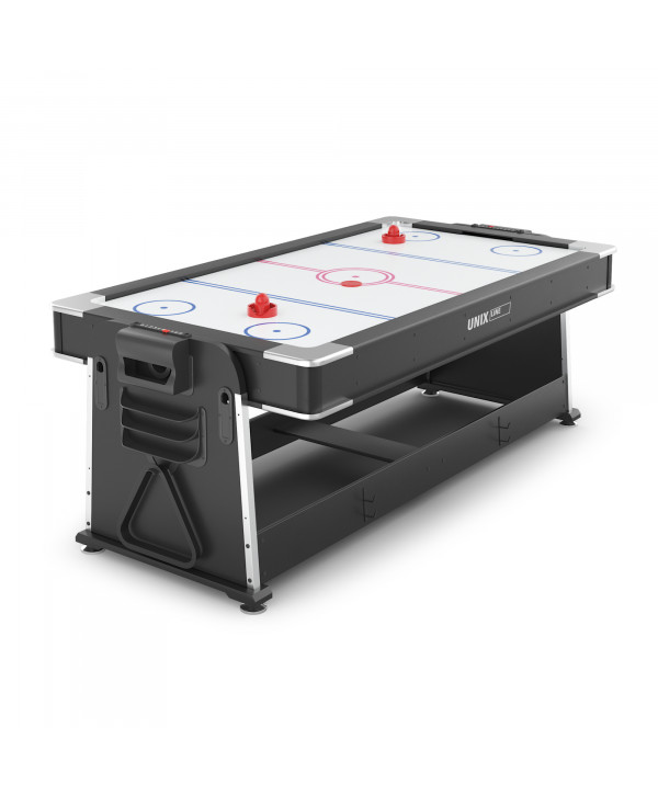 Игровой стол UNIX Line Трансформер 4 в 1 (204х112 cм) Black
