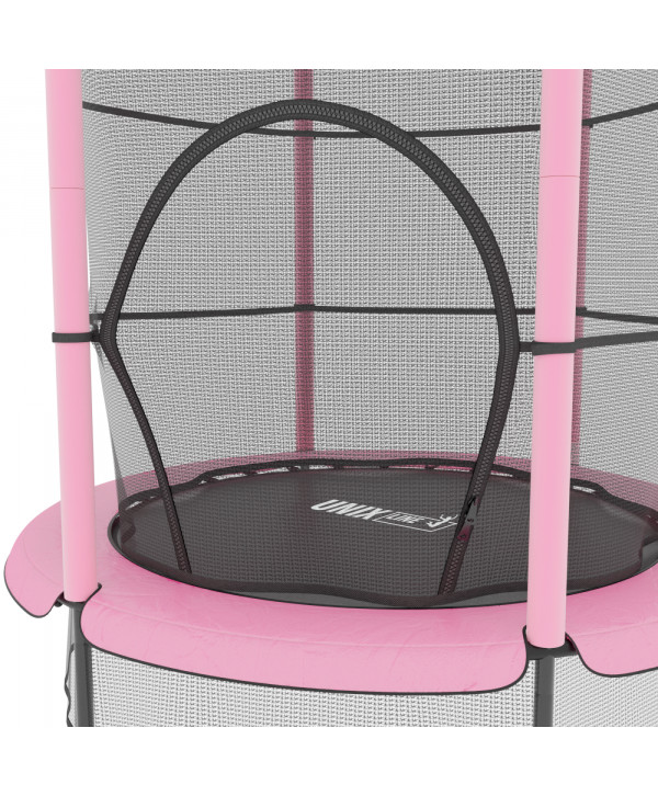 Батут UNIX Line Kids 4.6 ft Pink (140 cm)