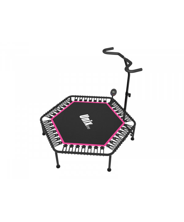 Батут спортивный UNIX Line FITNESS PRO (125 cm) Pink