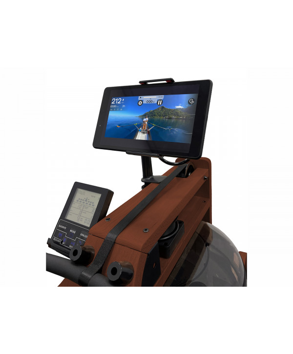 Гребной тренажер UNIX Fit Wood Rower Dark