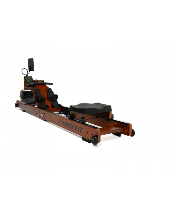 Гребной тренажер UNIX Fit Wood Rower Dark